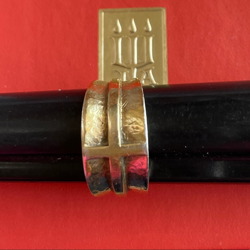 James Avery Vermeil size 8 925. Cross Ring